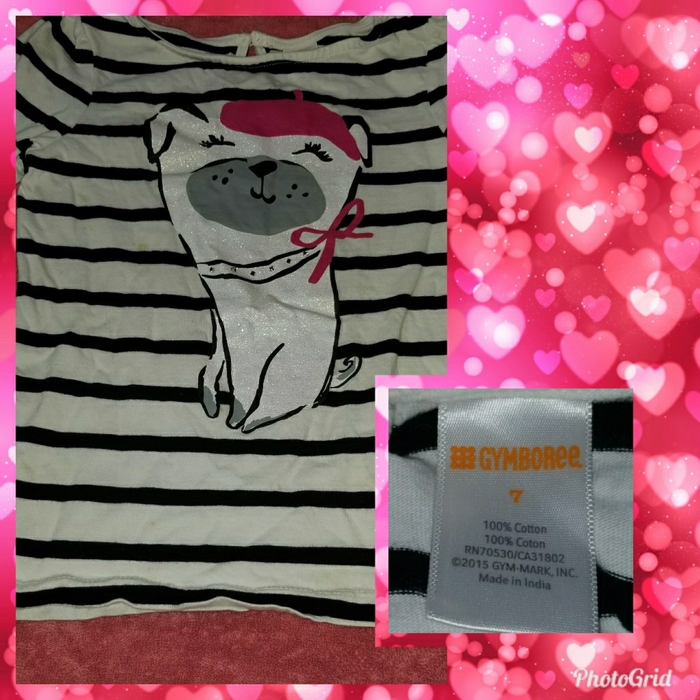 Girls fun French shirt